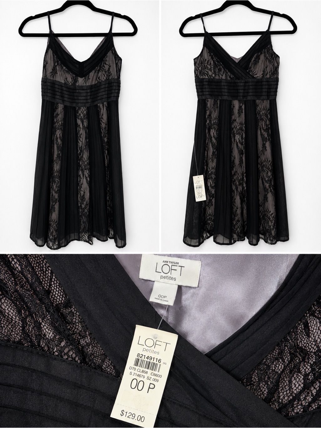 Ann Taylor Loft Petites 00p Dress Nwt